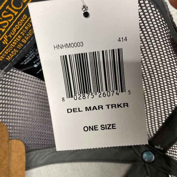 Hurley Men Sportswear Trucker SnapBack Hat Cap Blue  Adult,Adjustable,One Size - Picture 6 of 9